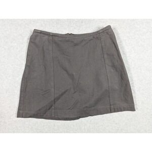 Melrose Market Women Skirt‎ Size 4 Cotton Twill Mini Length Aline Pockets